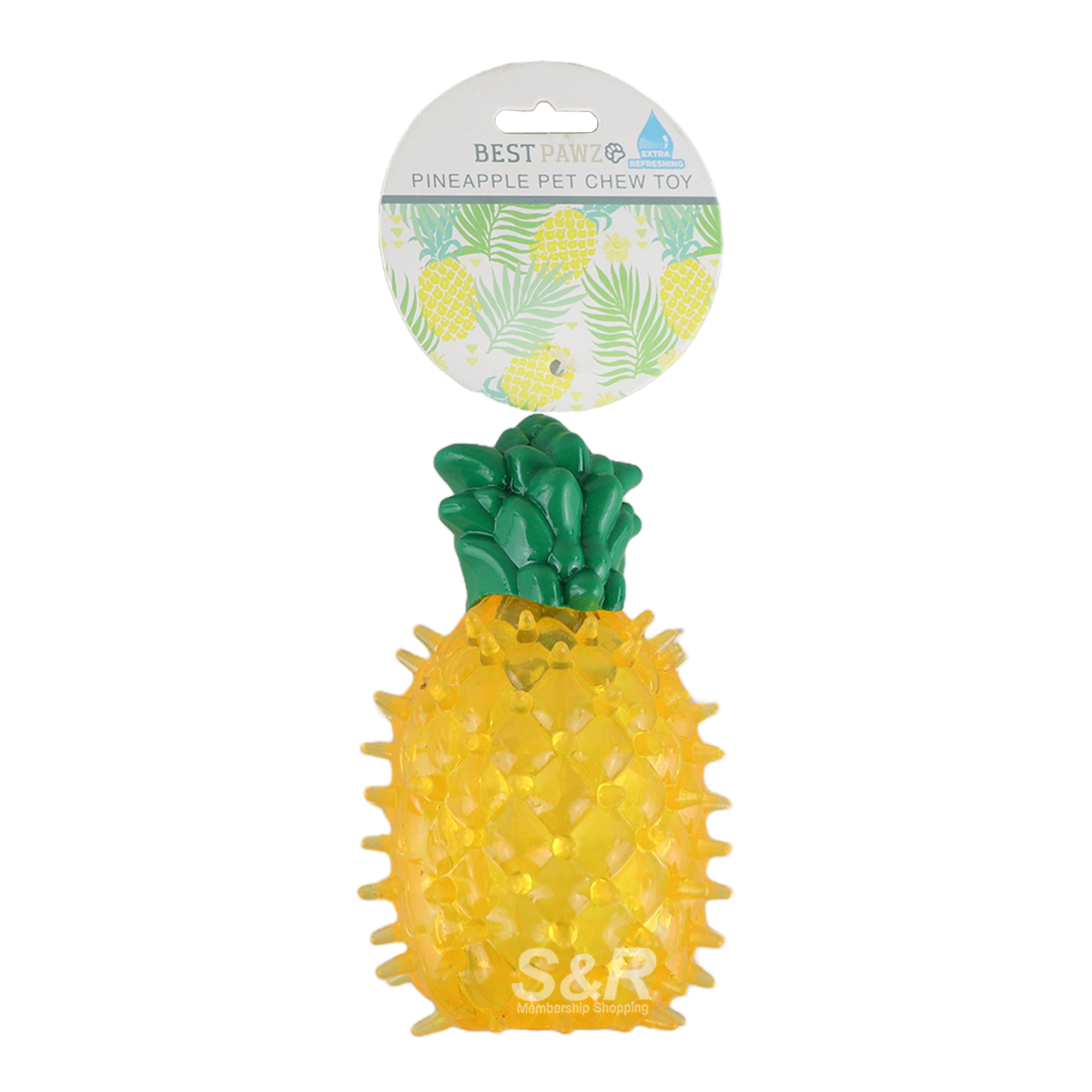 Bestpawz Pineapple Pet Chew Toy 1pc